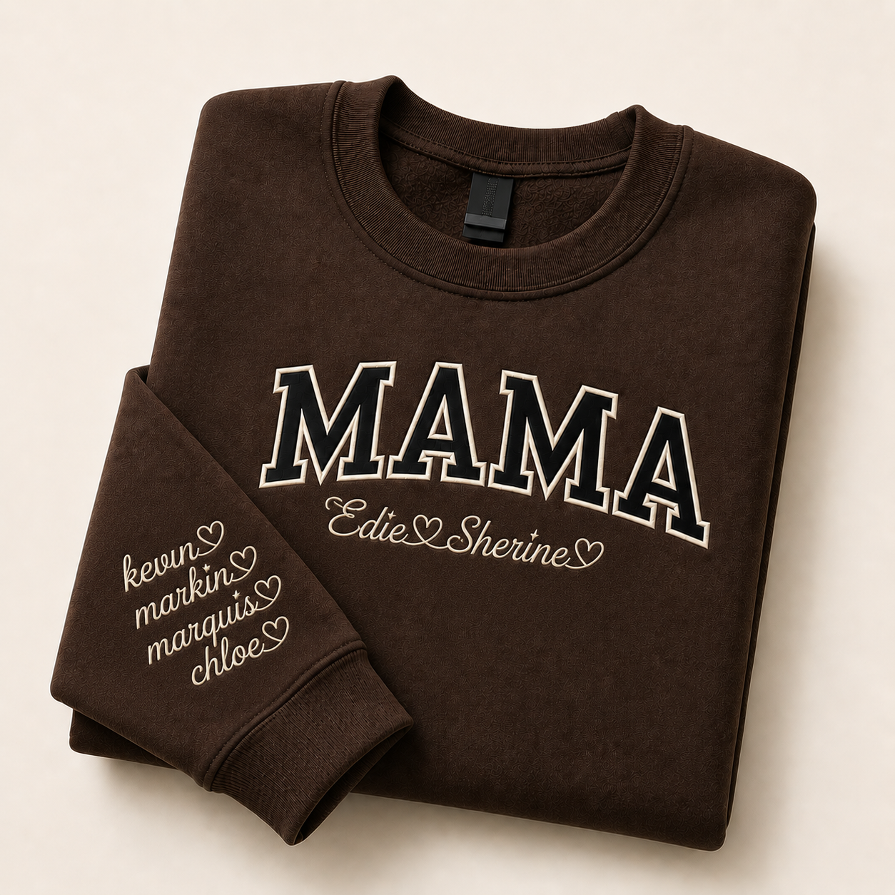 Personalized Mama Crewneck Sweatshirt