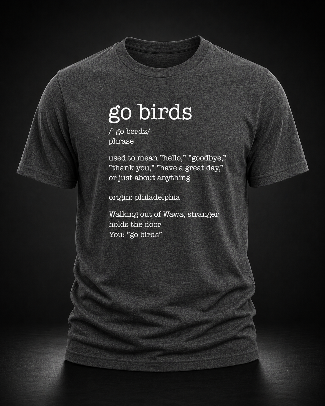 🦅 Go Birds Definition Tee