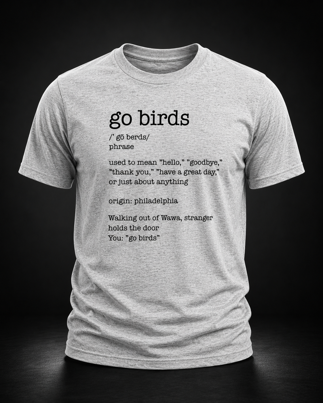 🦅 Go Birds Definition Tee