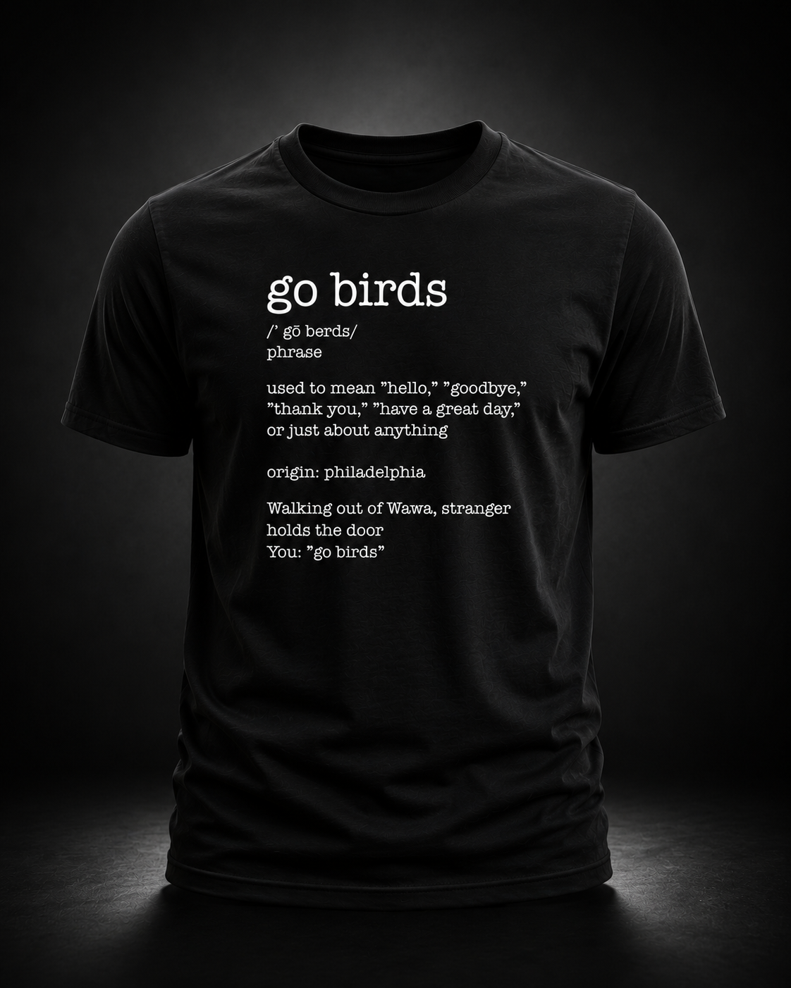 🦅 Go Birds Definition Tee