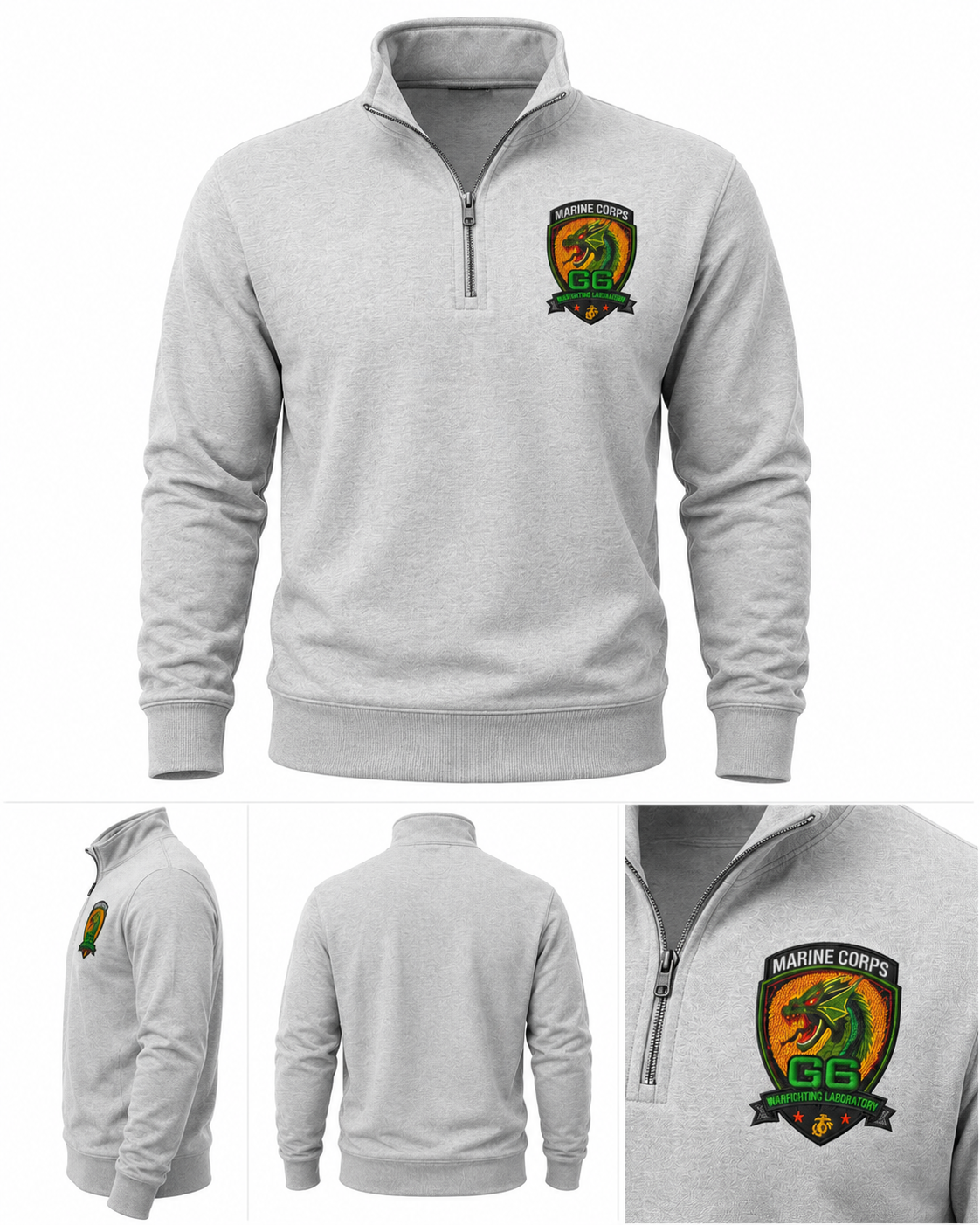 G6 Embroidered Quarter-Zip Sweatshirt