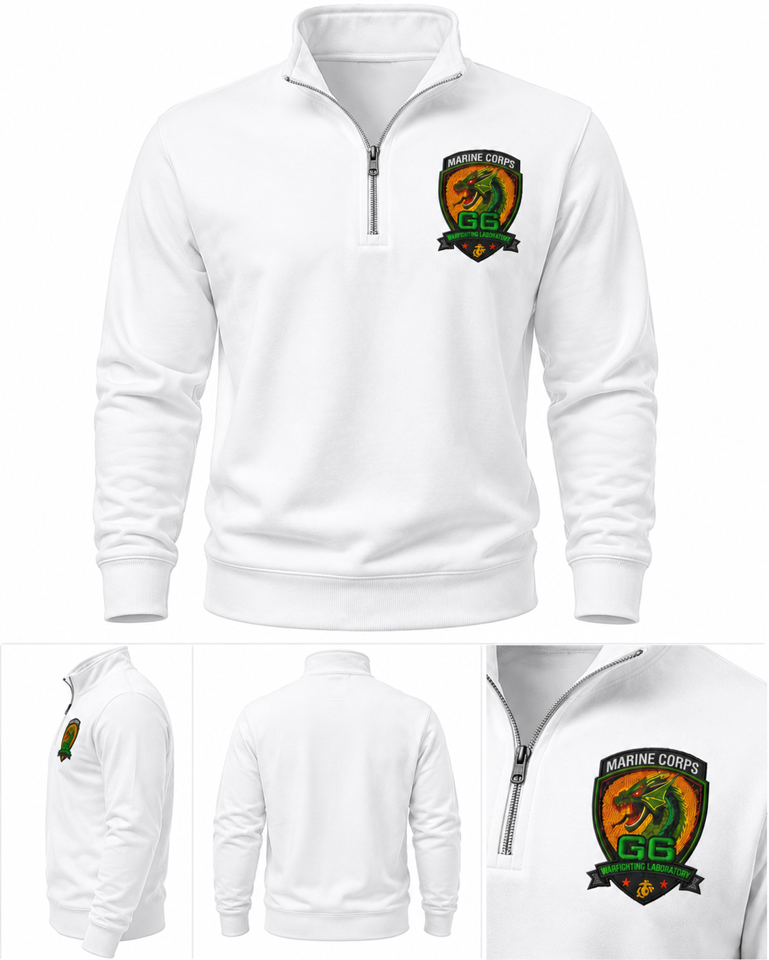 G6 Embroidered Quarter-Zip Sweatshirt