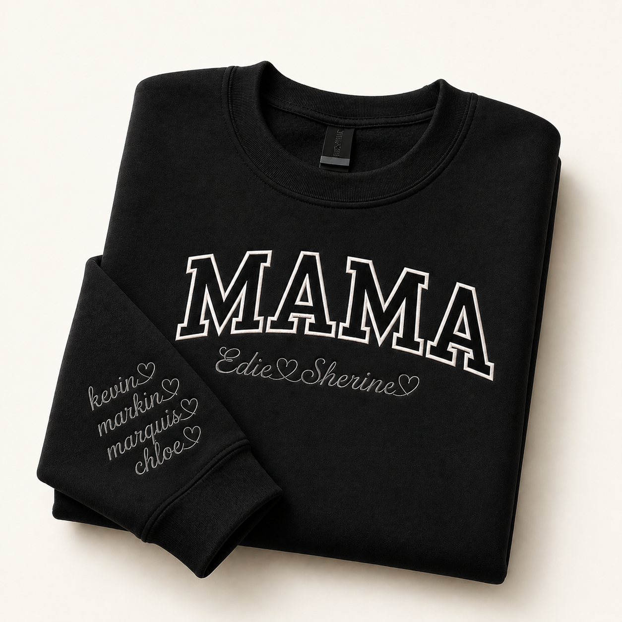 Personalized Mama Crewneck Sweatshirt