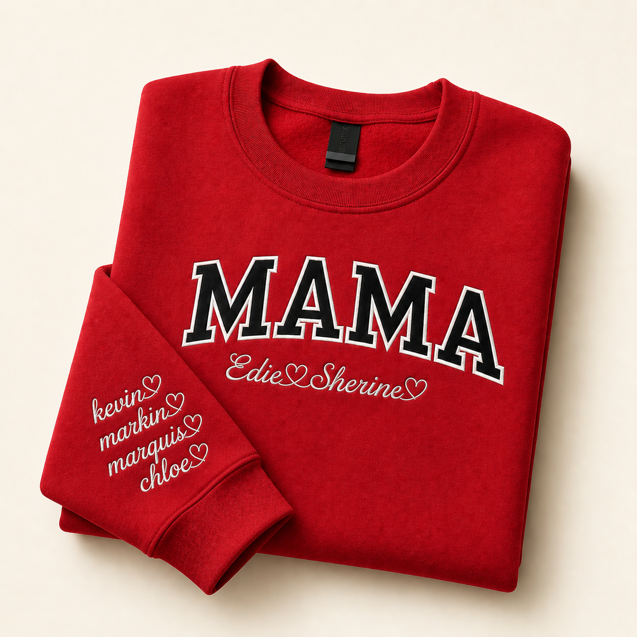 Personalized Mama Crewneck Sweatshirt
