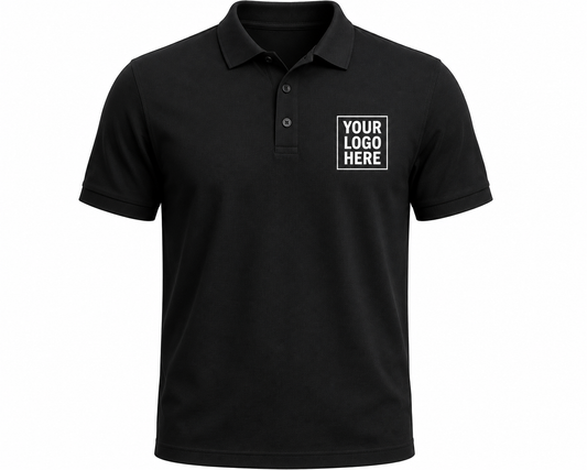 Custom Logo Polo Shirt | Embroidery & DTF Apparel