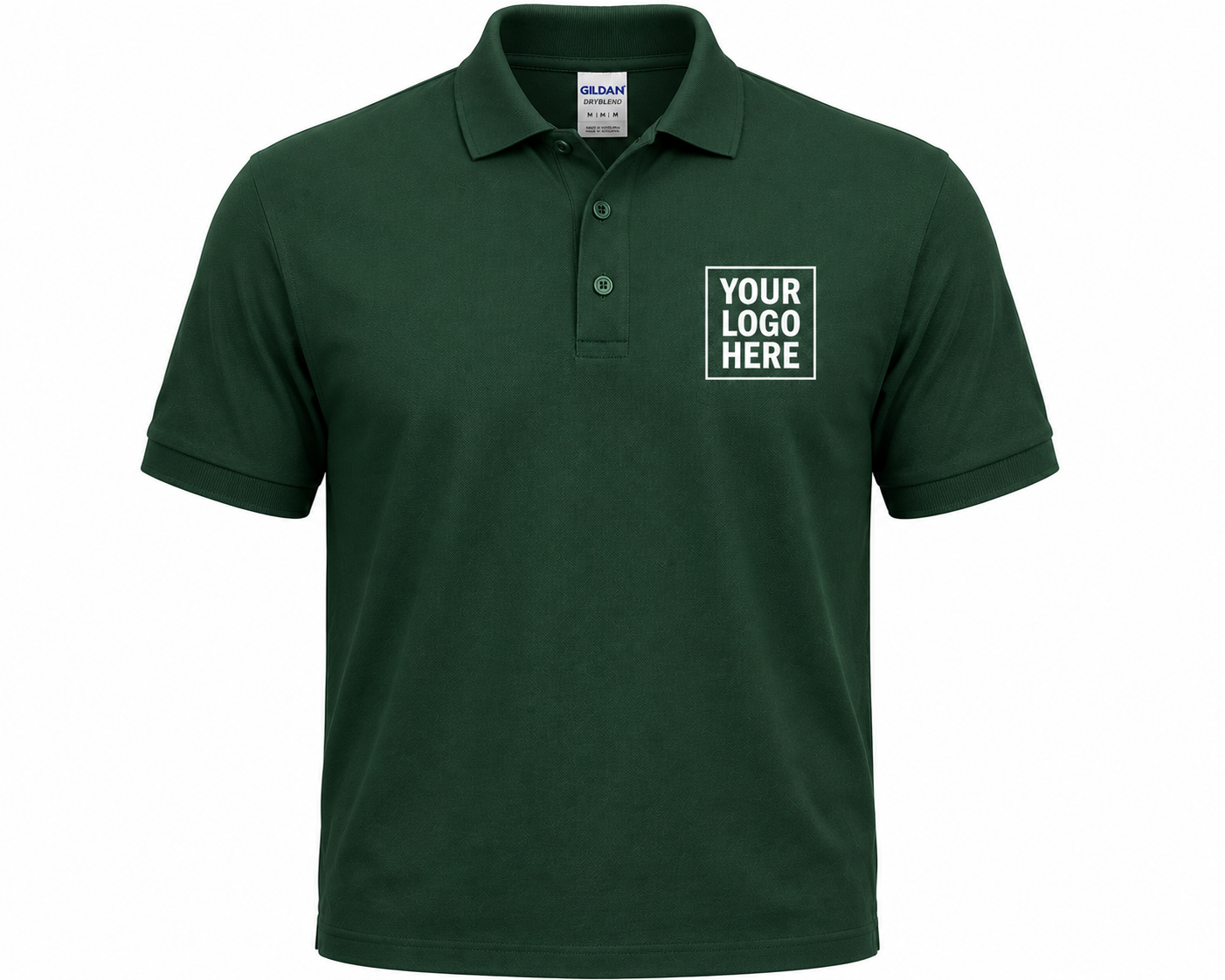 Custom Logo Polo Shirt | Embroidery & DTF Apparel