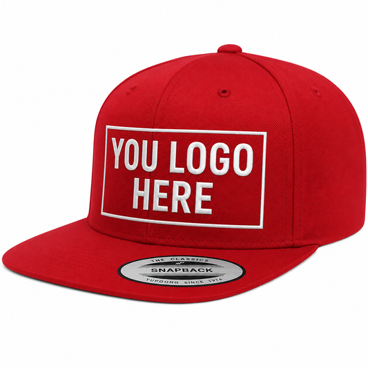 Custom Snapback Hats – Embroidered & DTF Designs
