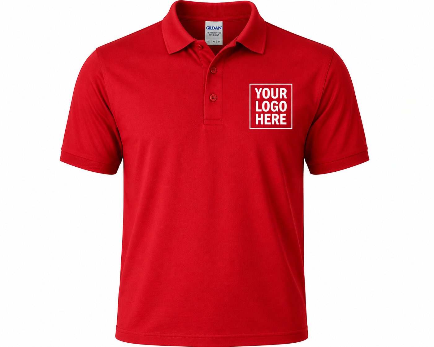 Custom Logo Polo Shirt | Embroidery & DTF Apparel